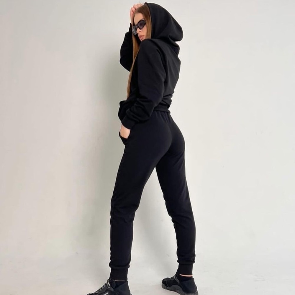 NEW black warm hoodie & joggers sets, fleece model ❄️